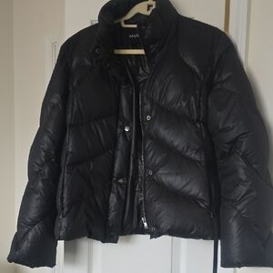 Max And Co Elegant Black Puffer Jacket